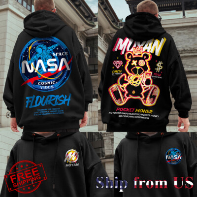 Men's Oversized Jumper Pullover Sweater Sweatshirt Warm Fleece