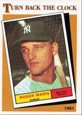 1986 Topps Roger Maris New York Yankees #405