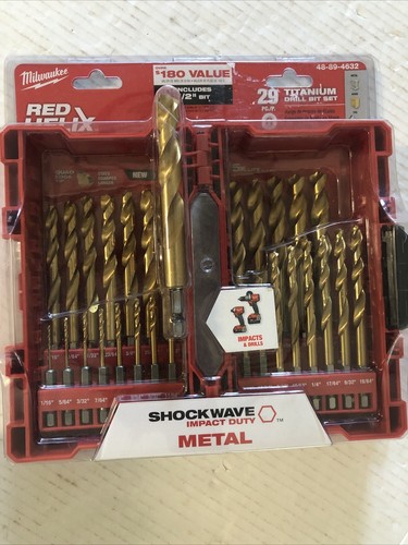 89-4632 29pc Titanium Drill Bit Set 