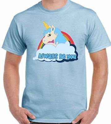 Zentral Intelligence T-Shirt Einhorn The Rock Dwayne Johnson Herren Lustige