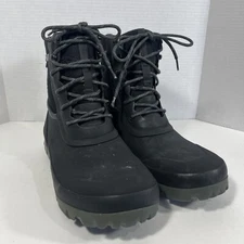 BOGS ARCATA LACE Black Rubber Waterproof Snow Outdoor Winter Boots Men's 11
