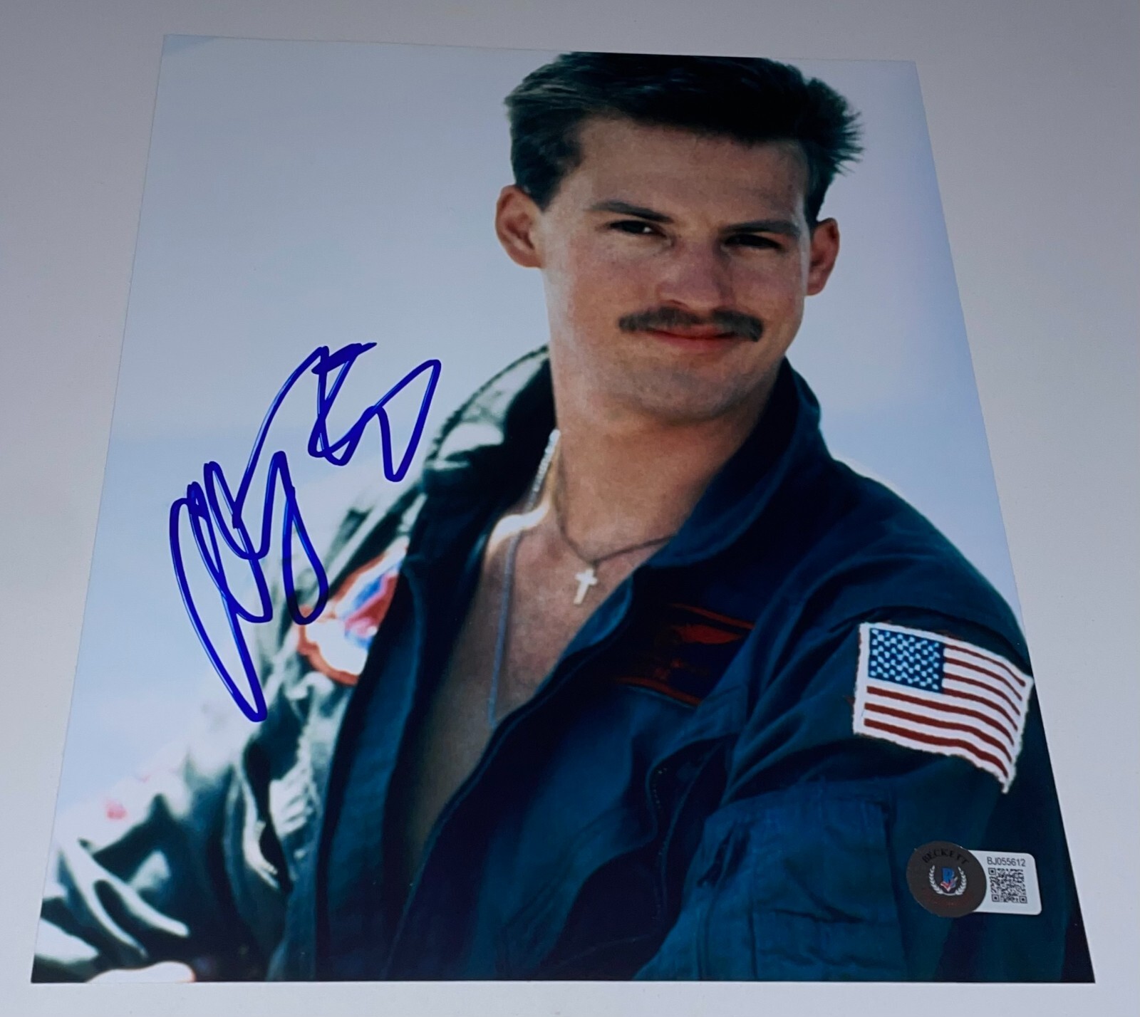 Anthony Edwards Autographed Signed 8x10 Photo Top Gun Goose Maverick Beckett BAS B 