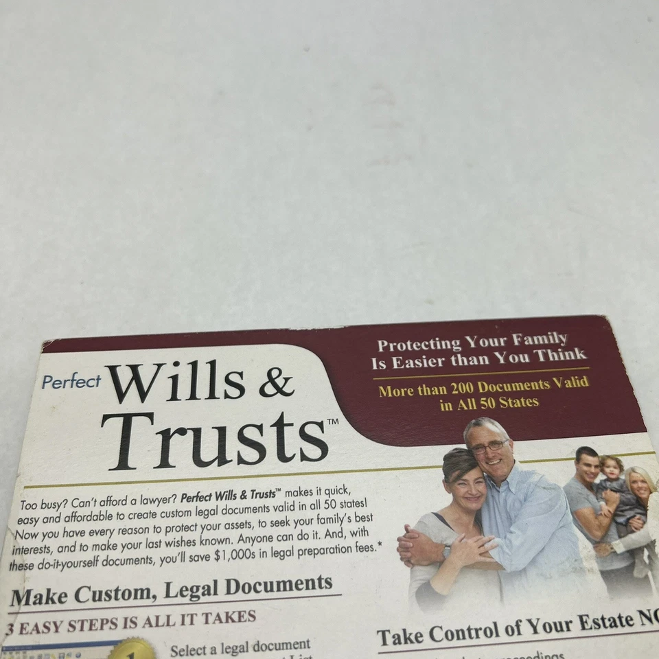 CD-ROM PC PERFECT WILLS AND TRUSTS Foto 4 de 4