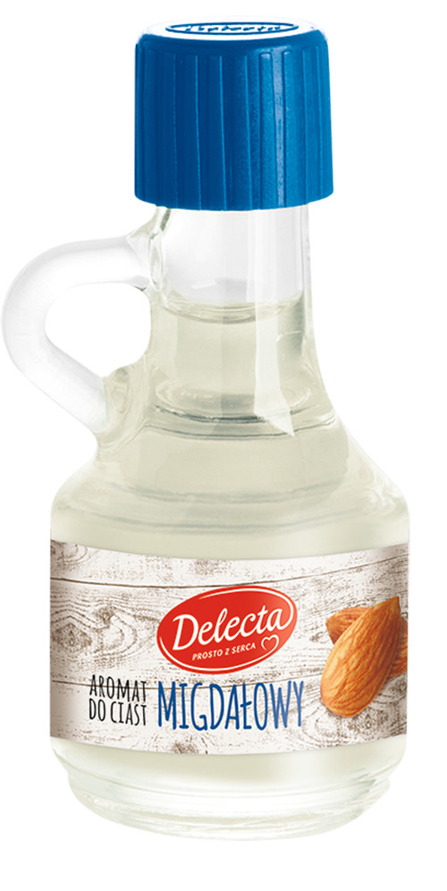 Extracto de aroma a almendras Delecta Migdalowy Aromat Do Ciast para pasteles y cremas 9 ml