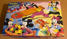 Disney Jaymar 100 Piece Puzzle Mickey Mouse and Friends Seashore Funtime