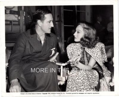 BASIL RATHBONE OF UNIVERSAL HORROR PICTURES FAME ORIG VINTAGE BTS ...