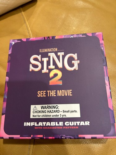 2021 Sing 2 Movie Promo Inflatable Guitar *Limitiert, Selten* - Bild 1 von 2