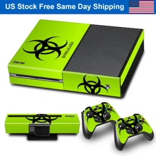 Vinyl Decals Stickers Skin Protector Cover Set for Xbox One Console & Controller