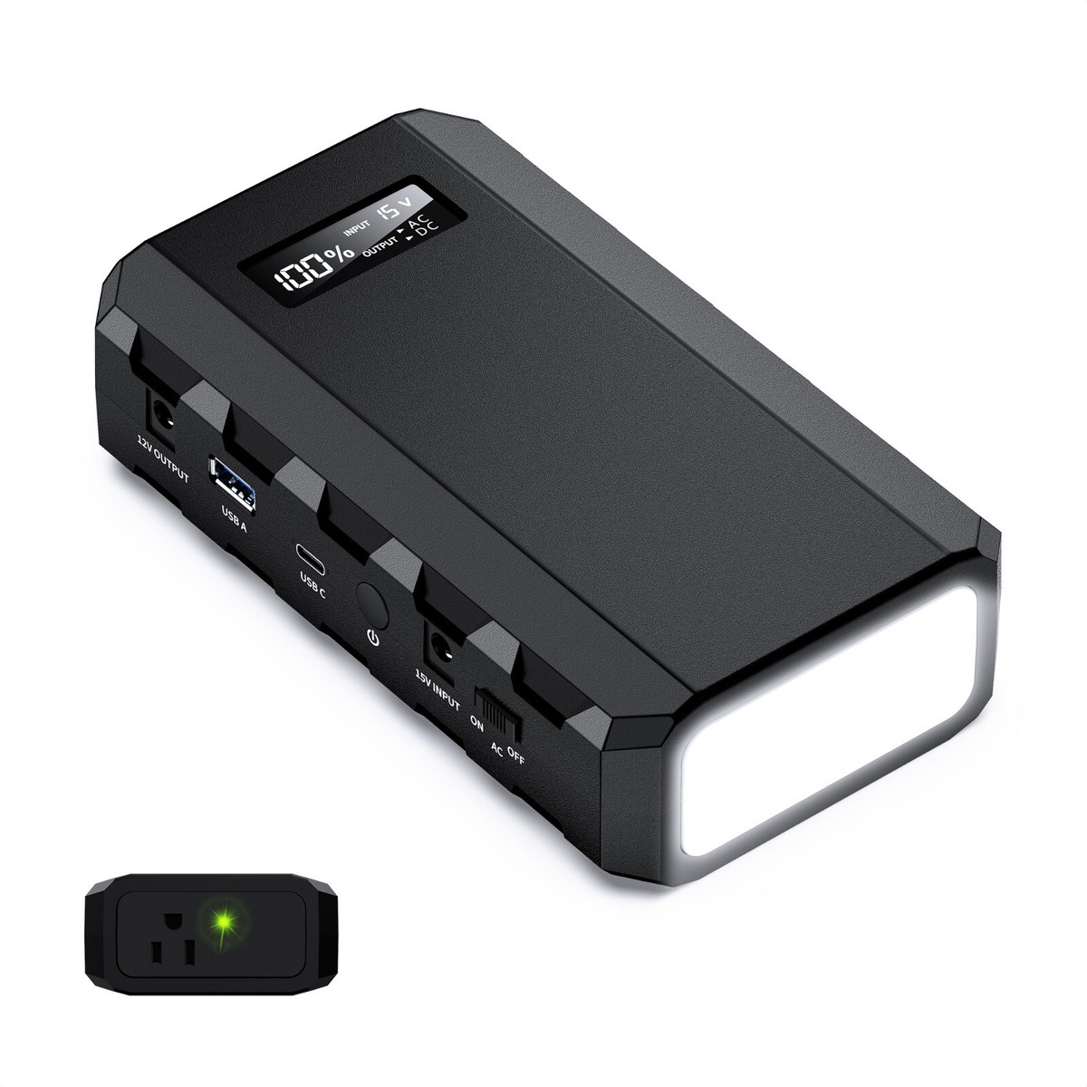 AC DC Portable Power Bank 65W 88.8Wh Outdoor Camping Trip Backup