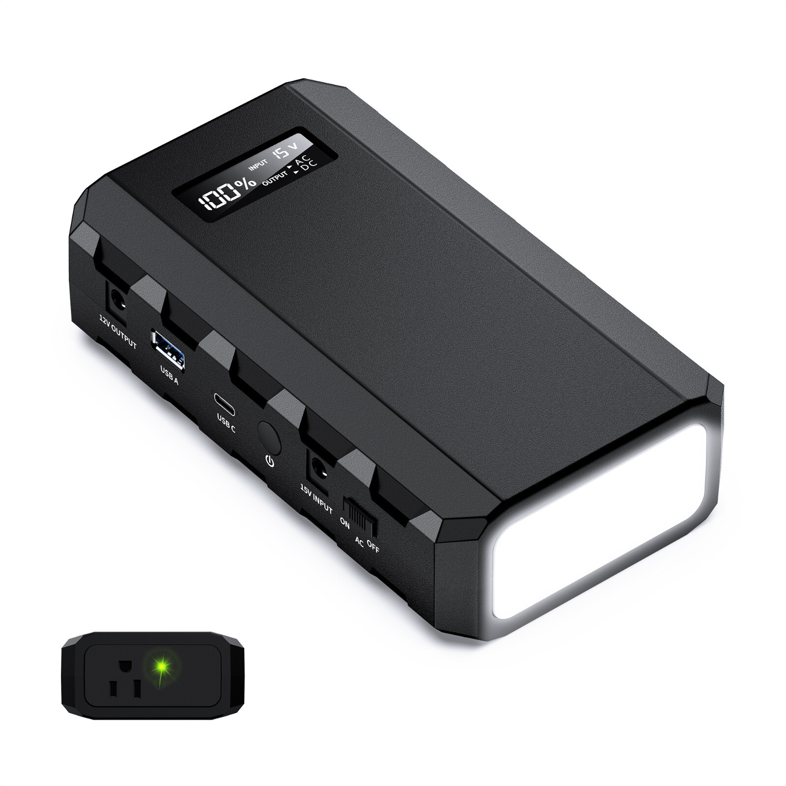 AC DC Portable Power Bank 65W 88.8Wh Outdoor Camping Trip Ba