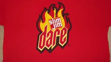 SLIM JIM DARE Beef Jerky T-Shirt Size XL Habanero Smoked Sticks  