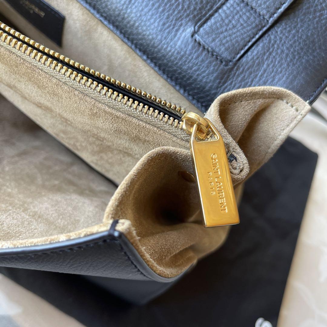 Borsa Saint Laurent Paris punta musa bicolore