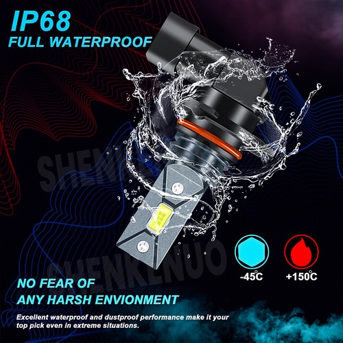 9007+9145/9140 LED Headlight Bulbs Fog Light for Ford F550 Super Duty 2001-2004 - Picture 9 of 12