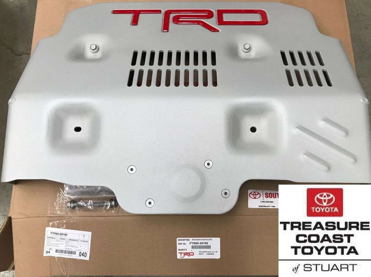 Genuine Toyota 4runner Front Skid Plate TRD Pro Ptr60-89190 for