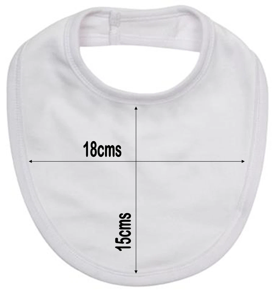 Baby Bib with I LOVE MY RAINBOW FAMILY on new cotton fronted feeding bib - image 3 of 4