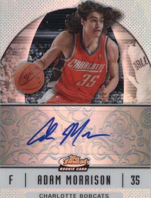 2006-07 Topps Finest - Rookie Adam Morrison #100 Rookie Refractor ...
