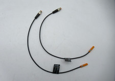 2 QTY IFM MK5159 T-Slot Cylinder Sensor MKT3020BBPKG/A/0,3M/ZH/ASR USED