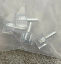 Clear Transparent Kitchen Cupboard Shelf Supports Pins x 4