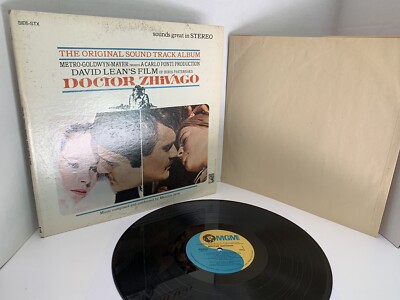 Doctor Zhivago Original Movie Sound Track Album MGM Gatefold Cover Vintage Vinyl
