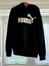PUMA Essentials Full-Length Hoodie Hoody Hooded Top Womens XL