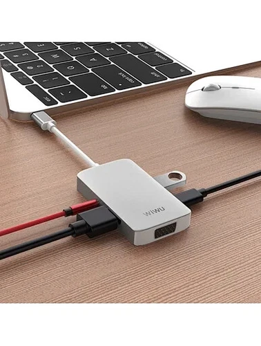 WiWU 5 in 1 Usb C Hub - Picture 3 of 4