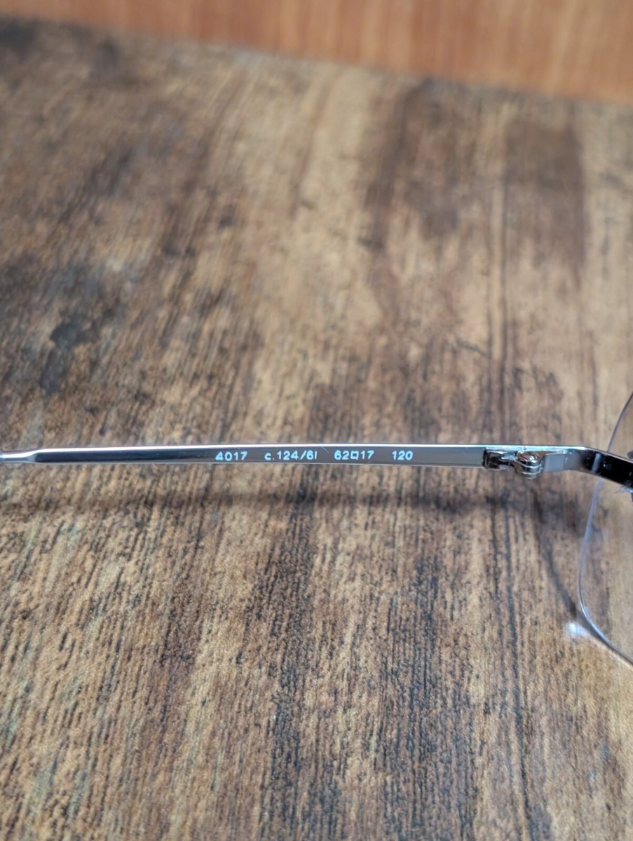 VINTAGE CHANEL 4017 c.124/6I SILVER RIMLESS SUNGLASSES MADE VINTAGE CHANEL 4017 c.124/6I SILVER RIMLESS SUNGLASSES MADE