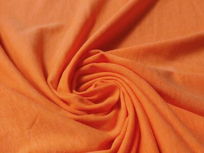 Fabric Stoff Neon Orange Stretch Jersey Schneiderei Stoff Neon Orange