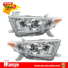Fit For Toyota Highlander 2011-2013 Halogen Leftright Side Headlights Headamp