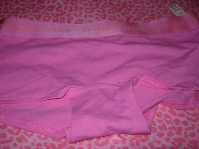 Victoria's Secret Lingerie Shorty Shortie Boyshort Hollywood Pink S L XL NWT