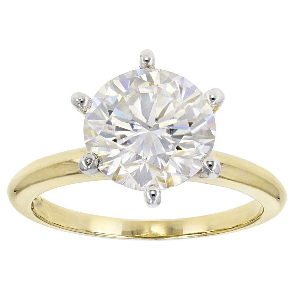 2.50 Ct Moissanite 925 Sterling Silver Engagement Wedding Ring for Women