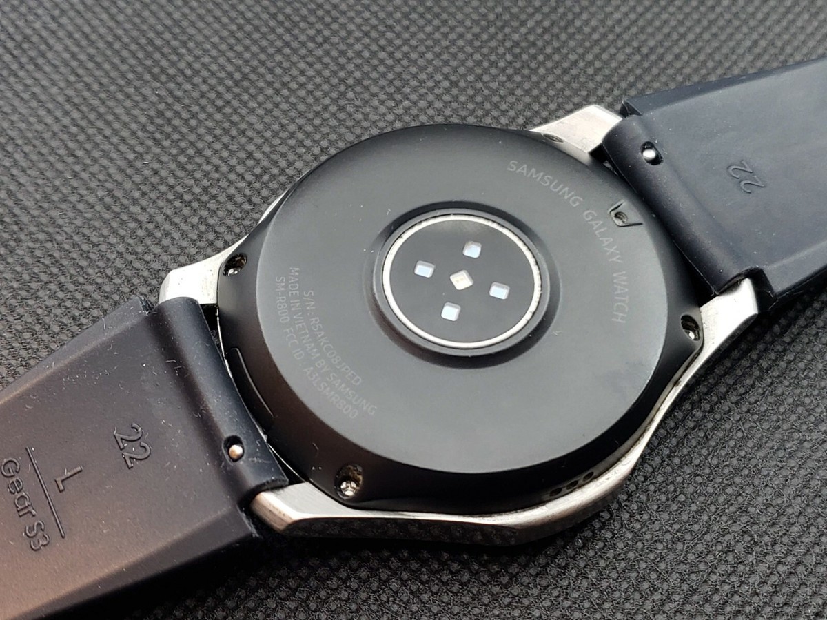 Samsung Galaxy Watch Sm-r800 46mm Silver Smartwatch Bluetooth WiFi