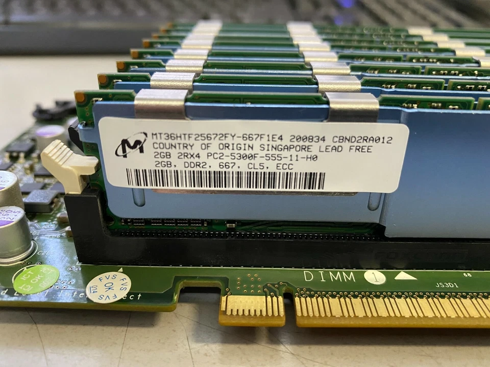 Dell PowerEdge R900 Server 8 Slot Memory Riser Expansion + 16GB of PC2-5300F - Image 2 of 4