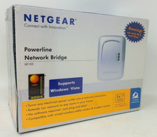 Netgear XE102 Netgear Powerline Network Bridge  Brand New Sealed Internet 