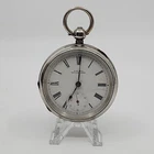 1900Antique Waltham Grade "A.W.Co." STERLING SILVER 18S 7J Key Wind Pocket Watch