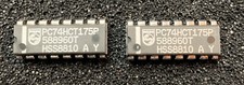 PC74HCT175P 74HCT175 Philips 2 X Quad D Type Flip Flop Uk seller Free P+P
