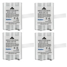 Kastar 4-Pack 1000mAh Battery for Midland AVP14 BATT3R LXT600 X-TALKER T51 T55