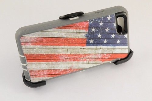 USA Flag Heavy Duty Case for iPhone & Samsung Galaxy with Belt Clip - Picture 5 of 44