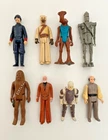 Vintage Kenner 70's and 80's Star Wars Action Figure Lot - 8 total - READ