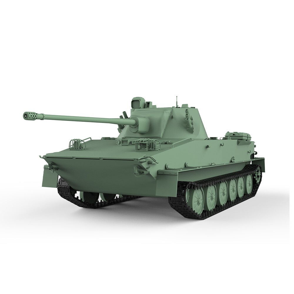SSMODEL 588 1/35 Military Model Kit Soviet PT-76-57 Light Tank
