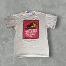 Vintage Jared Lee Shirt Mens Medium Y2K Studio Art Tee Graphic Rope Tug 2002