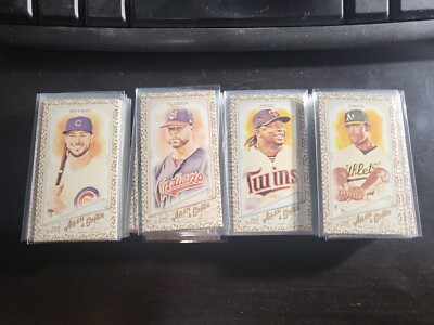 2018 Topps Baseball Allen & Ginter MINI Gold Border Parallel Complete your set
