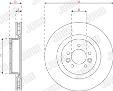 Disque de frein Land Rover RANGE 4X4