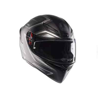 AGV HELMETS K1 S SLING INTEGRALHELM SCHWARZ GRAU MATT GRÖSSE XS S M L XL XXL