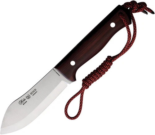 New Nieto Sioux Nessmuk Violet Wood Fixed Blade Knife NIE1047V