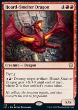Magic the Gathering MTG Hoard-Smelter Dragon (173) Commander 2021   LP