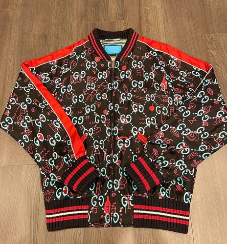 gucci ghost bomber jacket