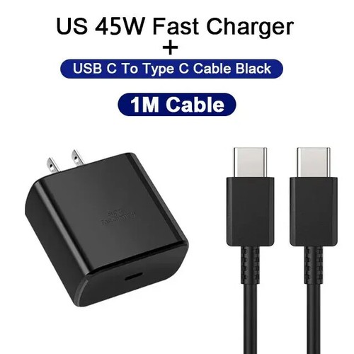 Charge Rapide 45W pour Samsung Chargeur USB C PD Charge Rapide 3.0 Charge Murale Neuf - Photo 17 sur 21