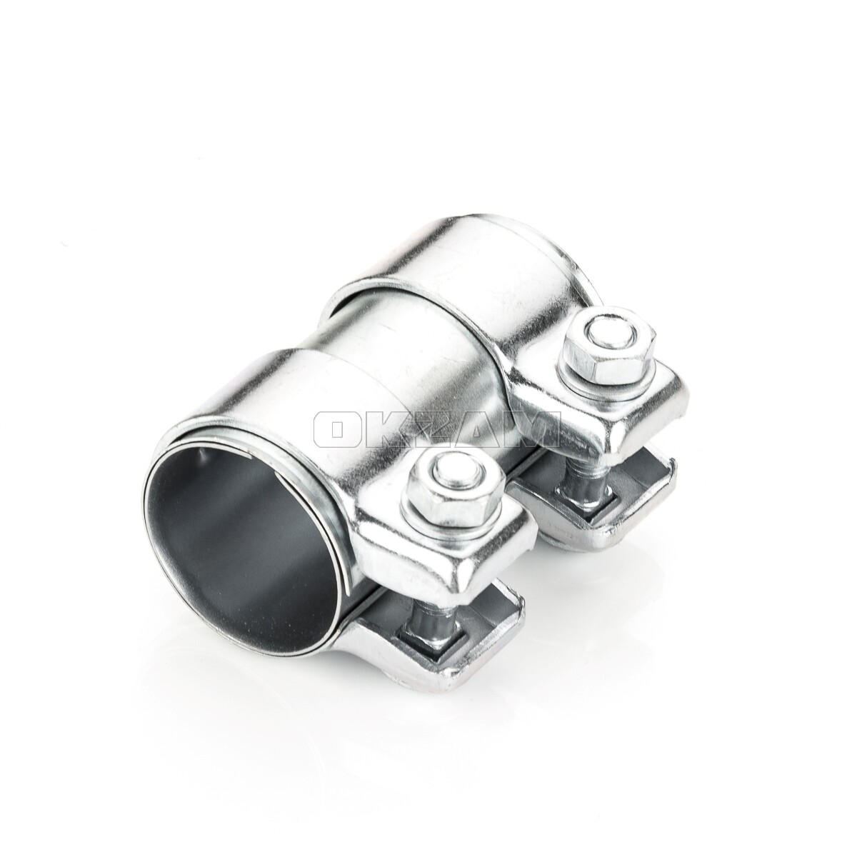 Auspuffschelle Doppelschelle 45mm - Edelstahl Rohrverbinder Für Auspuffanlage, Universal