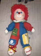 Vintage Amtoy Clown Doll Plush American Greetings Learn to Dress 1983 16  