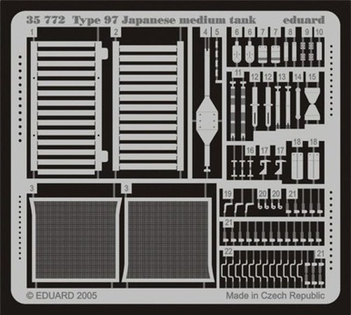Eduard 35772 1/35 Type 97 Japanese Medium Tank for TAM